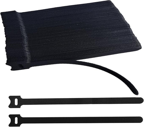 100 PCS 12 Inches Black Reusable Cable Ties, Cable Organizer, Cord Wrap and by Unknown