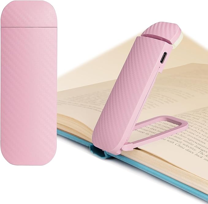 HEMONNKAM Book Reading Light, Rechargeable Clip on Booklight, Eye Caring 3 by HEMONNKAM