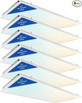 2x4 LED Flat Panel Light Drop Ceiling Office Fixture, 6500LM, Selectable Features, 30W/40W/50W/60W/72W, 3000K/3500K/4000K/5000K/6500K, Dimmable (0-10V), Dustproof ETL