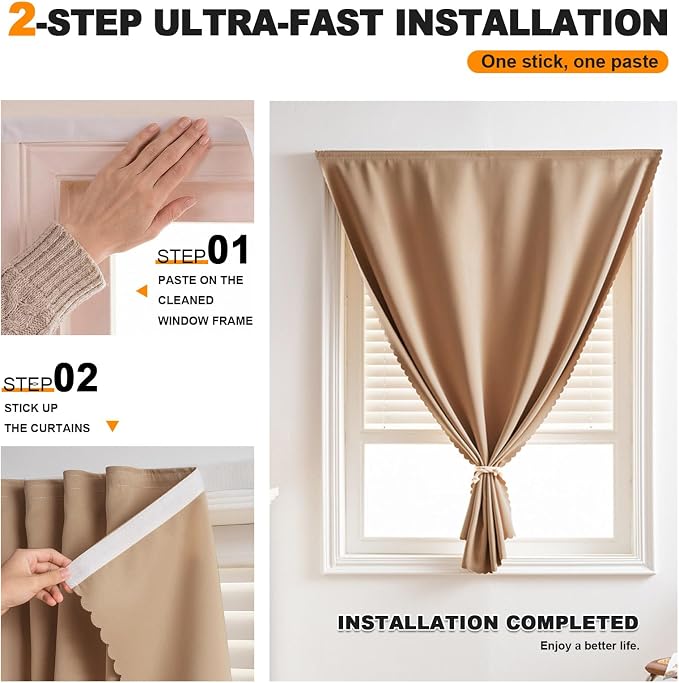 Adhesive Blackout Curtains - Image 2