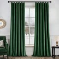 MIULEE Velvet Curtains 50W x 84L 2 Panels Hunter Green Blackout Curtains | by MIULEE