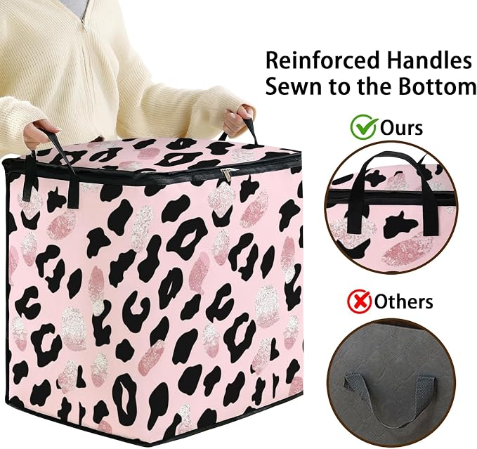 2pcs blanket storage bag for under bed, closet organizers 95L | quilt duvet - Image 4