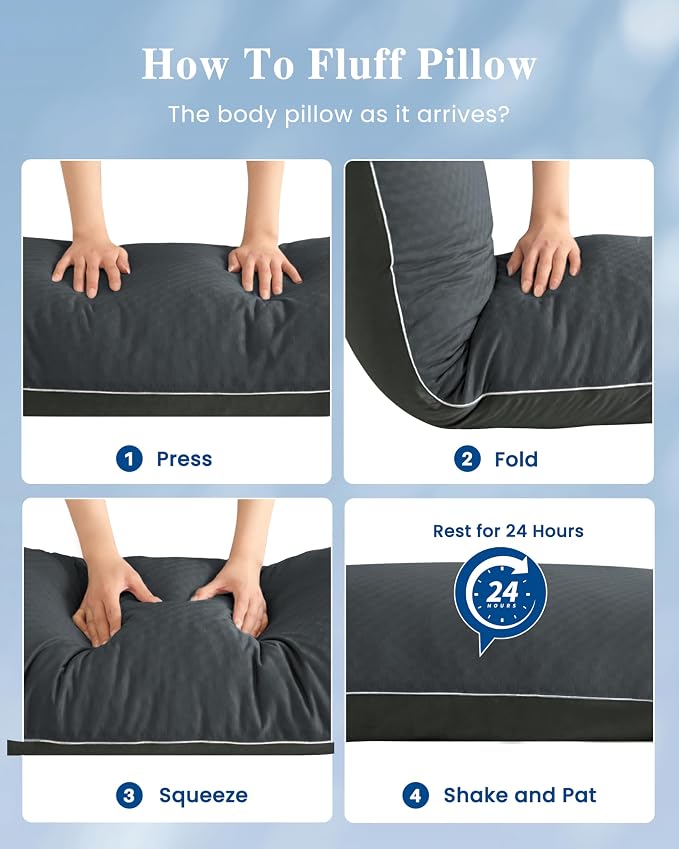 YZ HOME Cooling Body Pillow for Adults - Image 6
