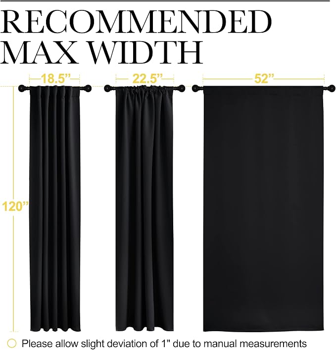 NICETOWN Halloween Blackout Curtains Drapes - Image 7