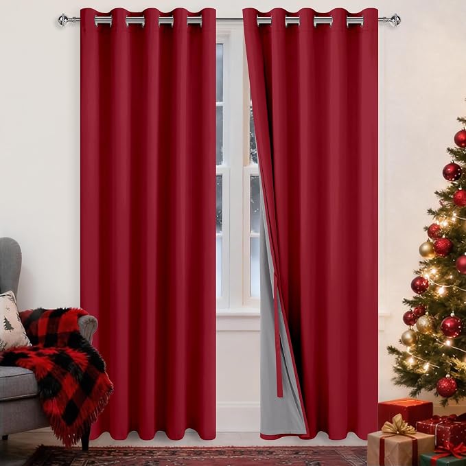 XWZO Total Blackout Curtains 84 Inches Long by XWZO