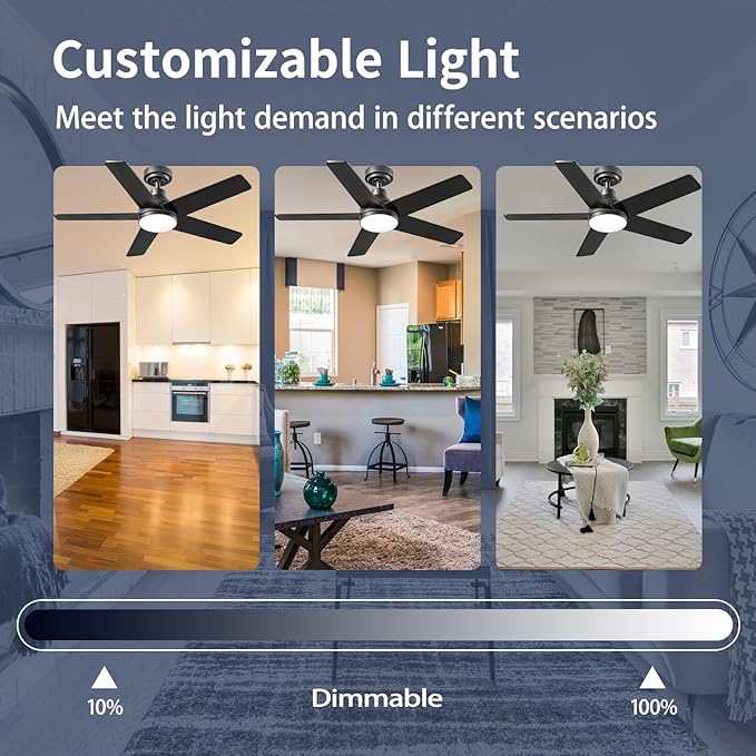 TX028C-S Ceiling Fan Remote Control for Hampton Bay - 3 Speed, Light Dimmer Compatible with TX028C-S, A25-TX028C, A25TX028CS