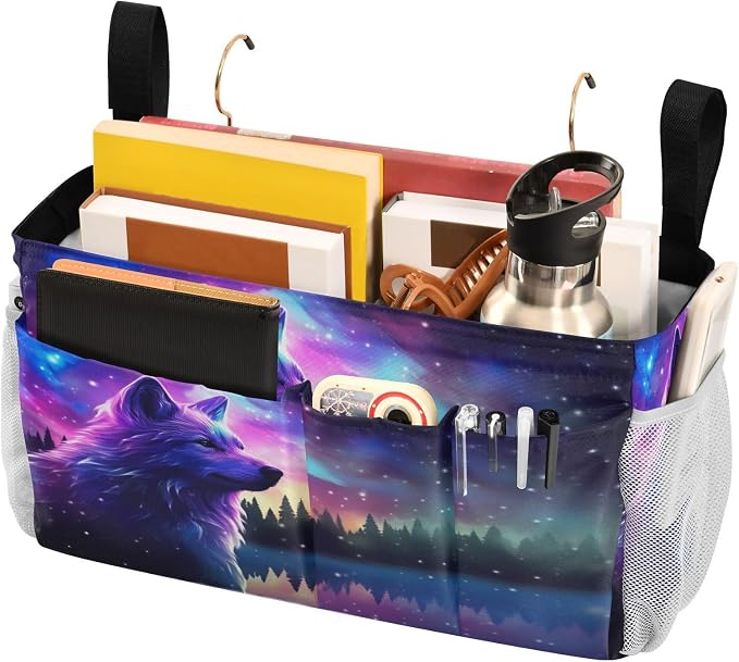 Stars Wolf tag8 Bedside Caddy Storage Bag Bedside Organizer - Image 3