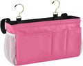 Neon Rose Red Bedside Caddy Storage Bag Bedside Organizer by KOPIRIT