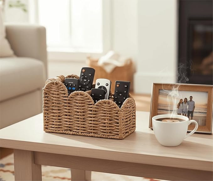 CubesLand Bedside Table Desk Organizer Caddy, Remote Pen&Pencil Holder Cup | - Image 2