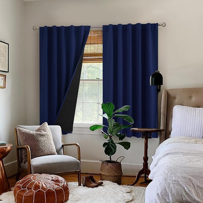 BGment 100% Blackout Curtains 40 Inch Length - Image 9