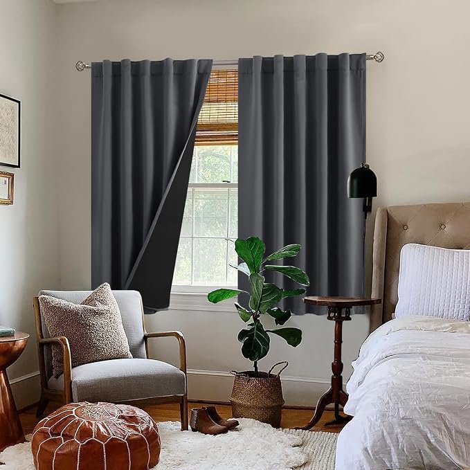 BGment 40 Inch Thermal Blackout Curtains - Image 9