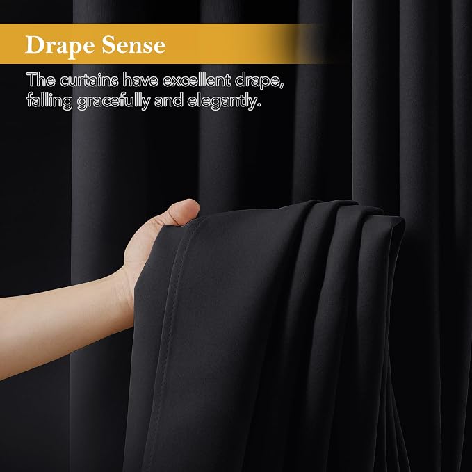 RYB HOME Blackout Thermal Insulated Curtain - Image 6