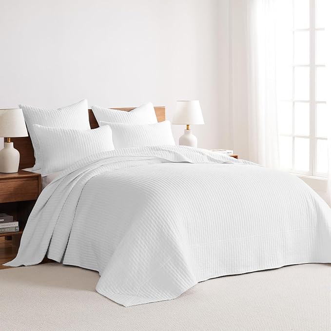 Levtex Home Cross Stitch Reversible Full Bedspread Set - Image 2