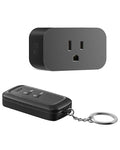 DEWENWILS Indoor Remote Control Outlet, Wireless Remote Light Switch, No Interference Remote Outlet Switch, No Wiring, 15A/1875W, 100ft RF Range, Compact Design, Programmable