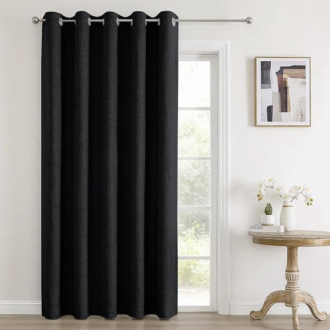 Joydeco Blackout Room Divider Curtains, Extra Wide Sliding Door Drapes Living by JOYDECO