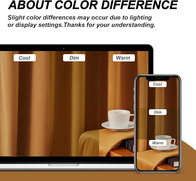 102 Inch Long Brown Velvet Curtains - Image 8