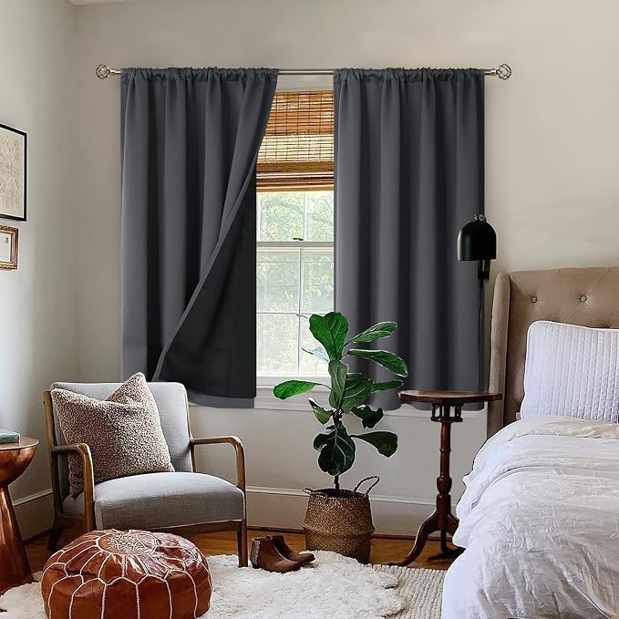 BGment Thermal Insulated 100% Blackout Curtains - Image 2