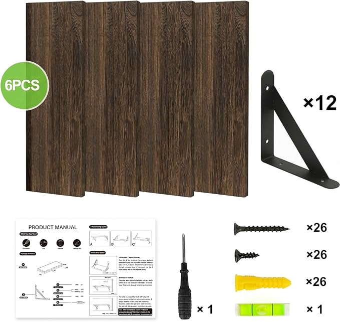 YGEOMER 23.6in Floating Shelves - Image 7
