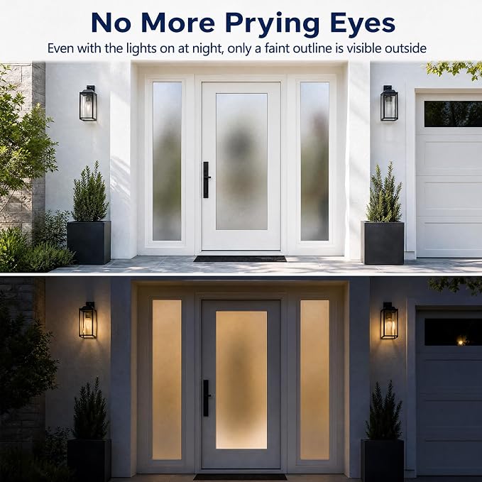Frosted Window Privacy Film Static Cling Glass Film 23.6" x 6.5' | No Glue - Image 7