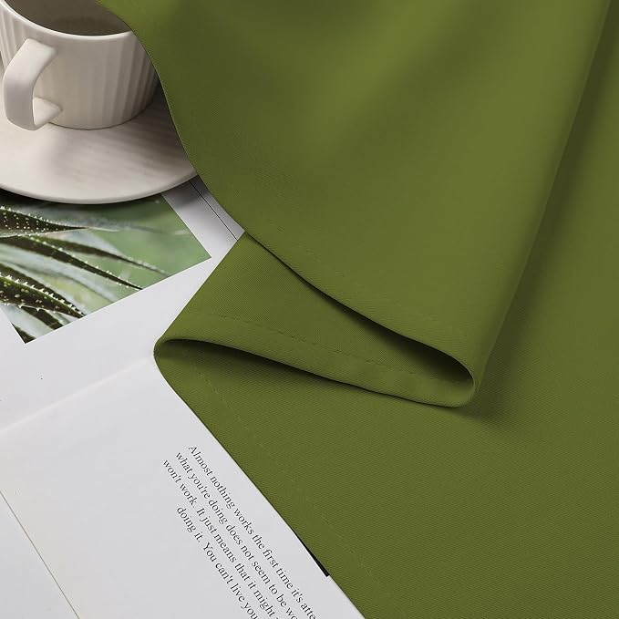 CUCRAF Green Blackout Curtains 84 inch Length 2 Panels Set, Room Darkening - Image 10
