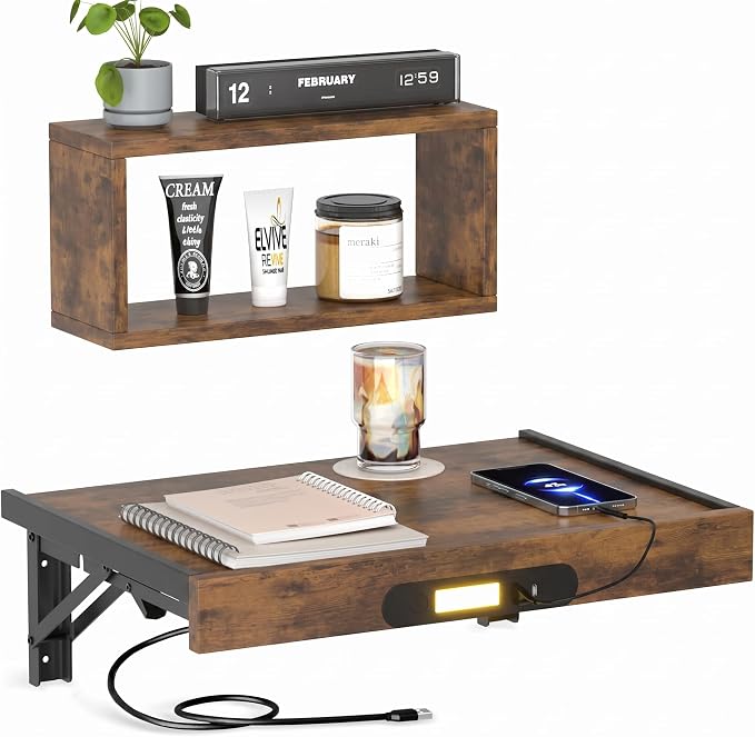 TEAMIX Floating Nightstand by TEAMIX
