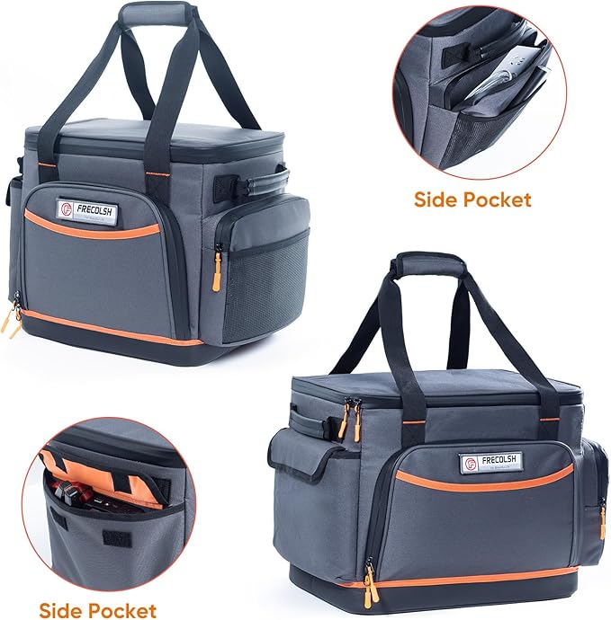 FRECOLSH Travel Carrying Case Compatible with Jackery Explorer 1500, Portable Power Station Storage Case with Water- proof Bottom and Pocket for Jackery Accessories Solar Generator, Storage Bag Only