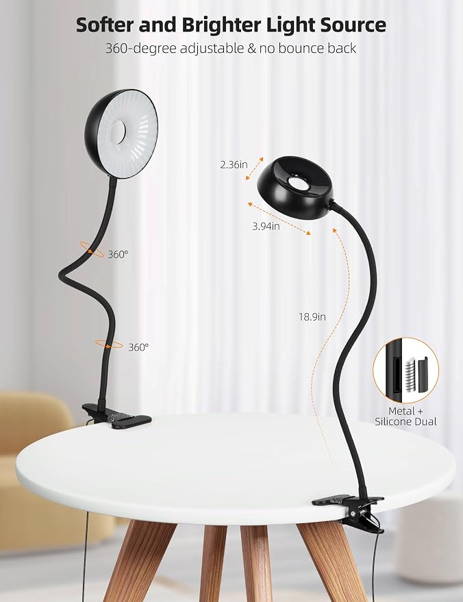 Clip on Light, LED Reading Light - Image 5