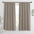 RYB HOME Blackout Curtains for Bedroom Living Room Nursery 63 inches Long | by RYBHOME