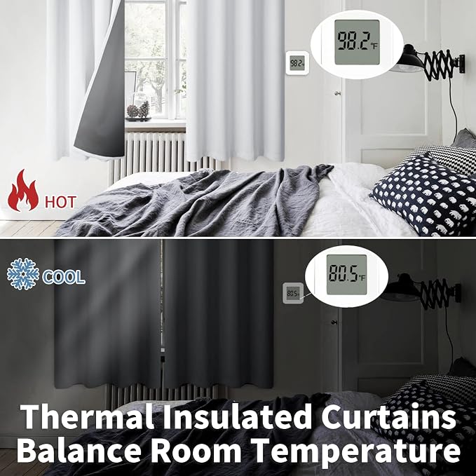 BGment Short Blackout Curtains 54 Inch Length - Image 4