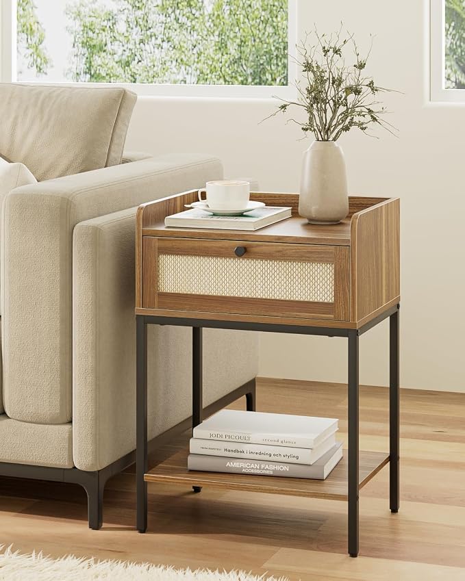 Nightstand, 3-Tier Modern Night Stand, Bedside Table - Image 5