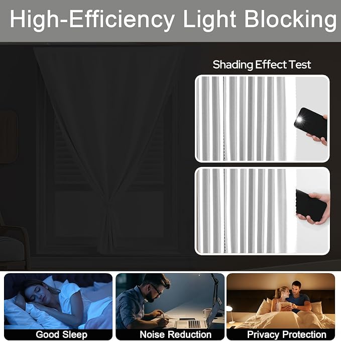 Self Adhesive Curtains, No Drilling Curtains, Easy Installation - Image 3