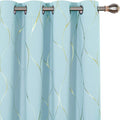Deconovo Curtains for Living Room, Pattern Blackout Curtains 54 Inches Long | by Unknown
