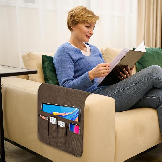 Remote Control Holder, Anti Slip Armchair Caddy Couch Caddy - Image 2