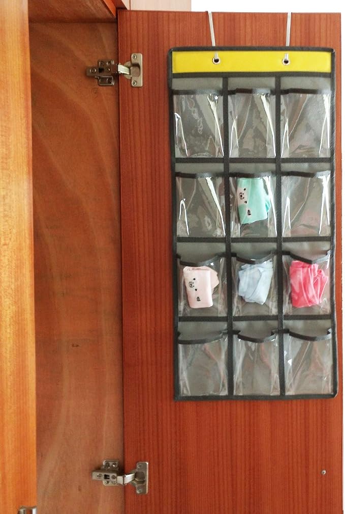 Classroom Pocket Chart For Cell Phones Calculators Over The Door Hanging Closet - Image 6