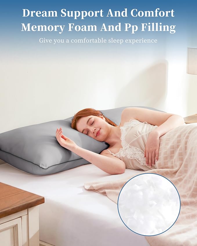 YZ HOME Full Body Pillow Insert -Large Long Bed Pillow - Image 4