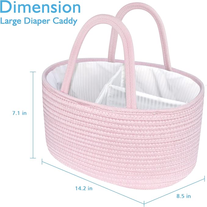 ABenkle Diaper Caddy Organizer - Image 3