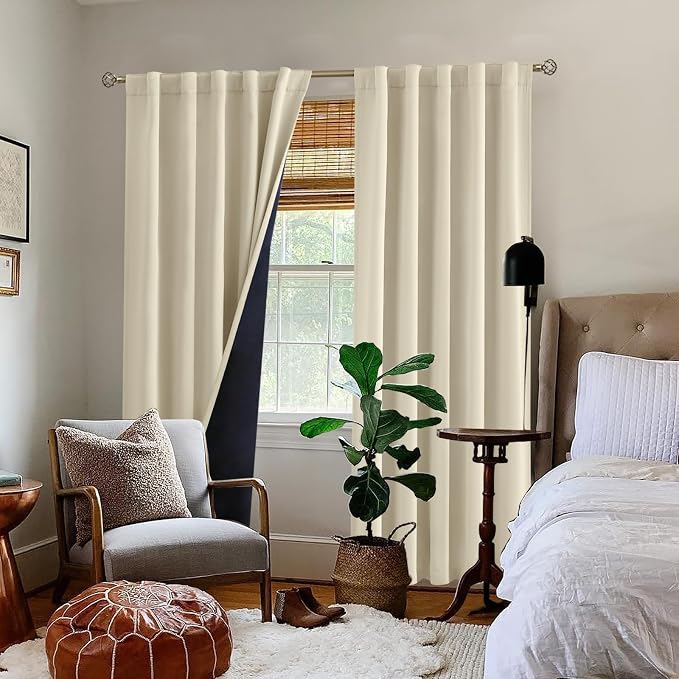 BGment Beige Full Blackout Curtains - Image 9