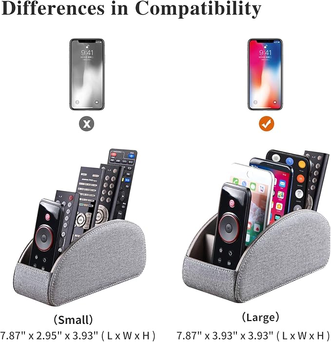Pu Leather TV Remote Control Holder - Image 3