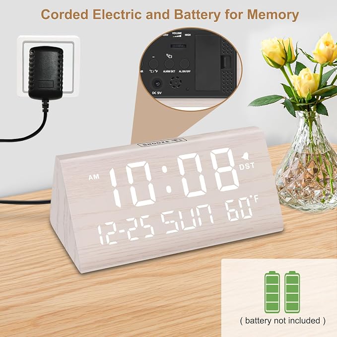 DreamSky Digital Alarm Clock for Bedrooms - Image 2