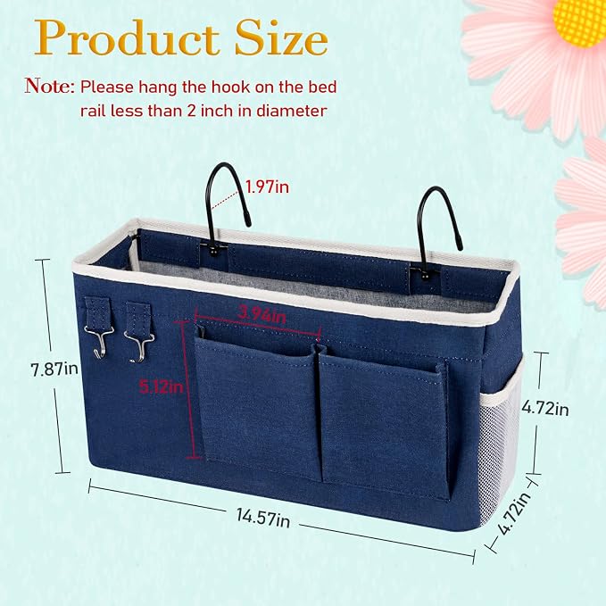 Bedside Caddy Bedside Storage Bag - Image 4