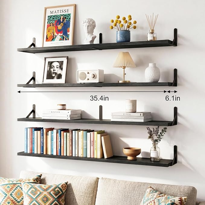 YGEOMER 35.4in Floating Shelves - Image 2
