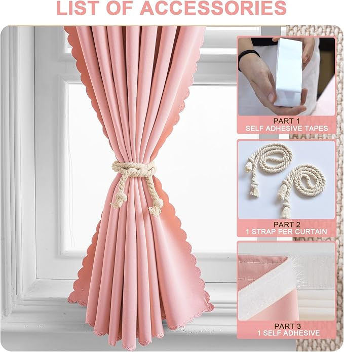 Self Adhesive Curtains, No Drilling Curtains, Easy Installation - Image 6