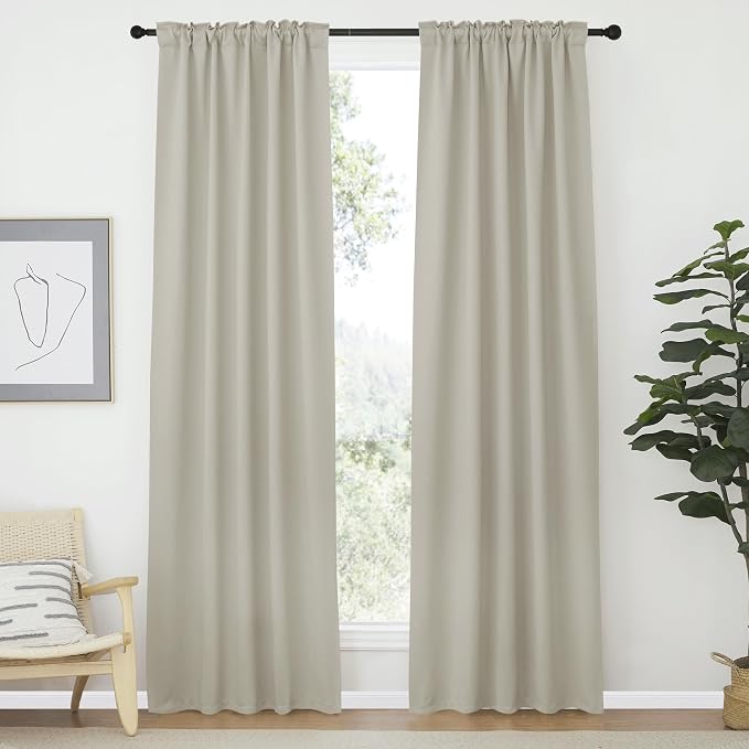 NICETOWN Blackout Curtain Panels Window Draperies - Image 2