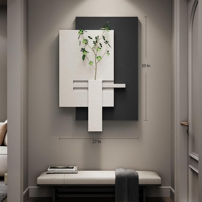 Cuspin Large Black and White Wall Art - Image 8