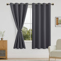 DWCN Dark Grey Blackout Curtains by DWCN