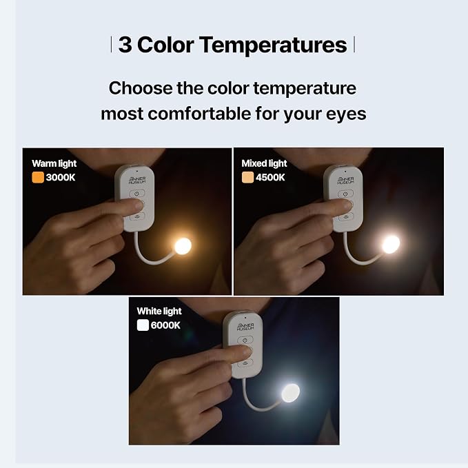 Clip-On Light for Clothes with Portable Case – Book Light, USB Rechargeable LED - Image 5