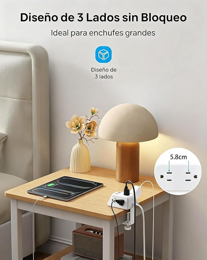 TROND Desk Clamp Power Strip, Desk Charging Station - Image 5