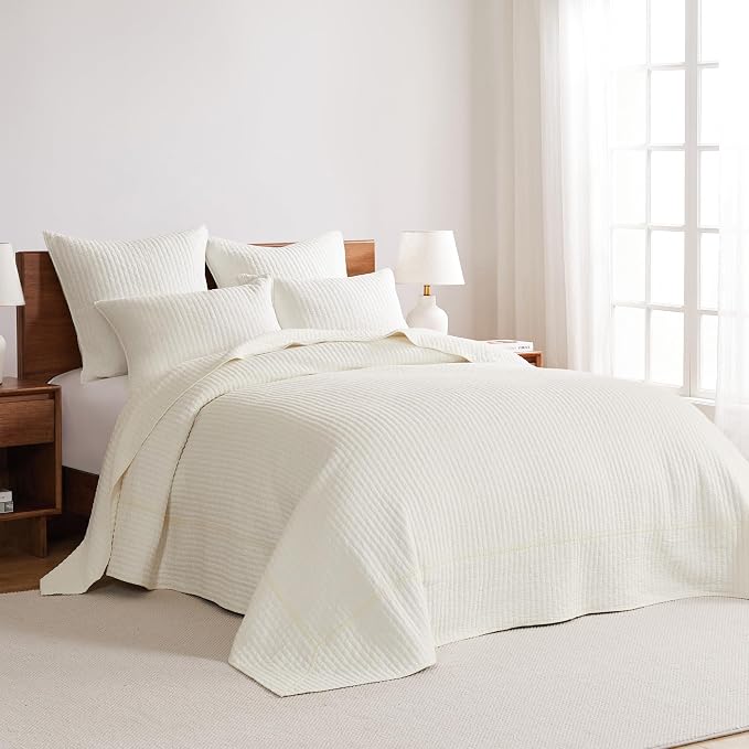 Levtex Home Cross Stitch Reversible Full Bedspread Set - Image 2