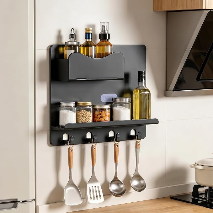 Bedside Shelf Wall Mount, Adhesive Bedside Shelf Accessories Organizer - Image 7