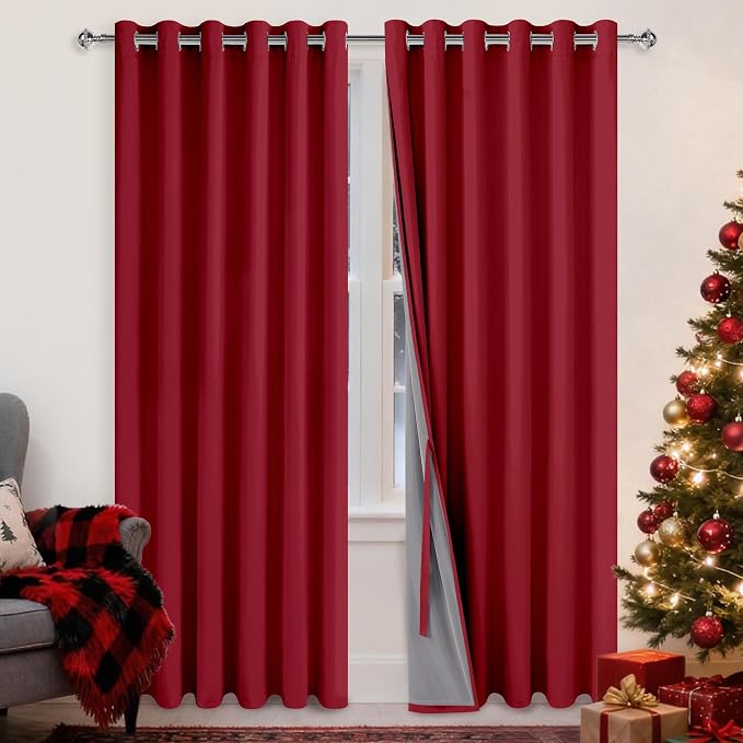 XWZO Thermal Insulated 100% Blackout Curtains by XWZO